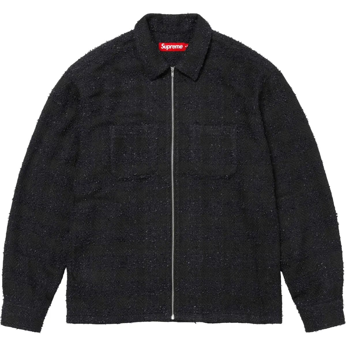 Supreme Boucle Zip Up Shirt