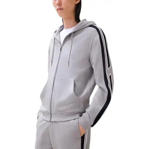 HERMES FW24 Sweatshirt Men's Flint Stone Color
