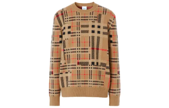 Burberry Cashmere Sweater Men's Khaki