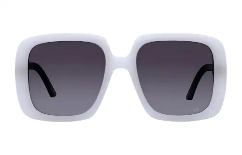 DIOR Acetate Square Sunglasses Women's Gray