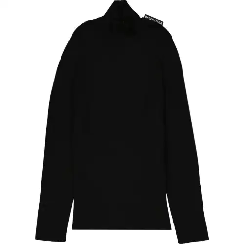 Balenciaga Sweaters Men's Black Turtleneck Moderate Other