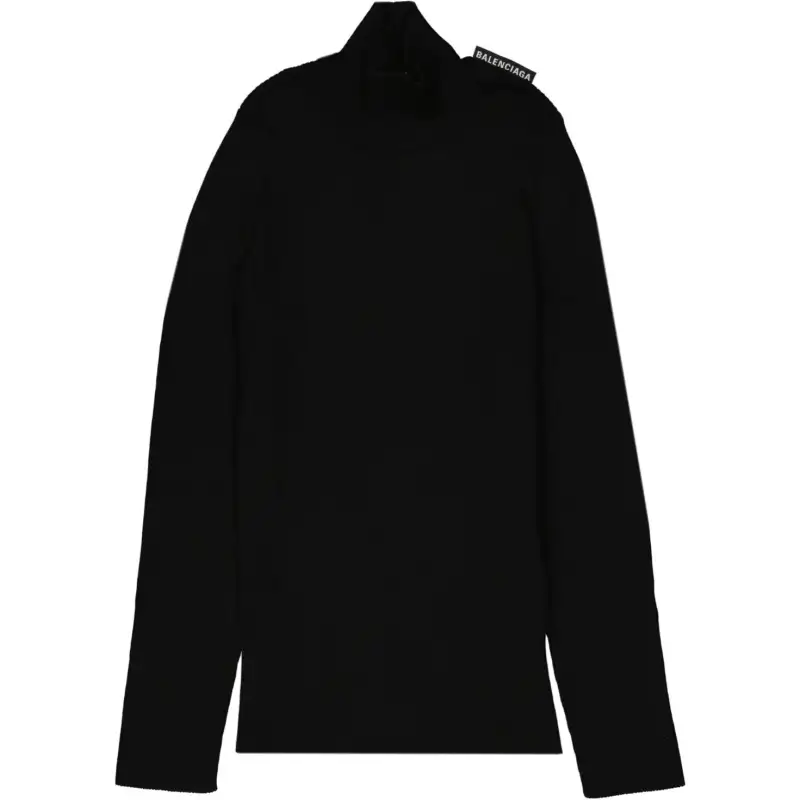 Balenciaga Sweaters Men's Black Turtleneck Moderate Other
