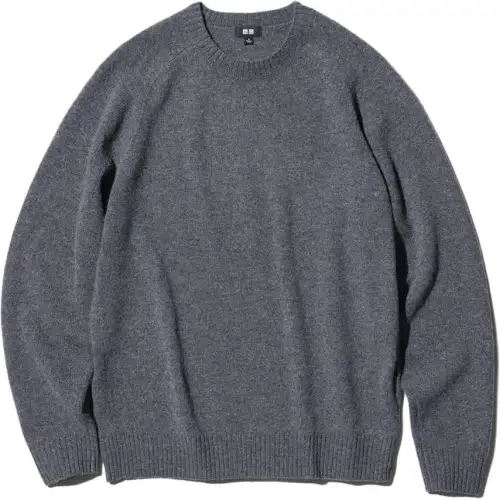 UNIQLO Sweater Unisex Asphalt Gray