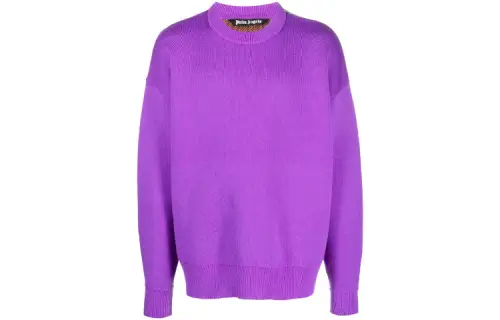 Palm Angels palm-tree wool-knit jumper