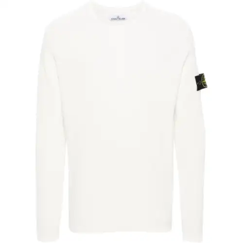 STONE ISLAND Compass-badge Knitted Jumper