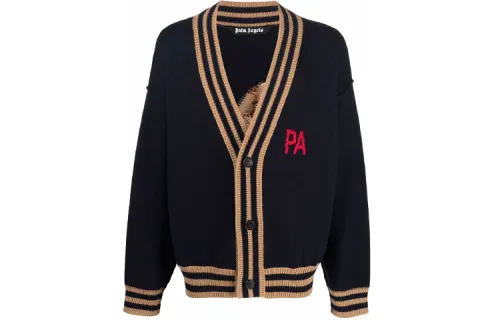 Palm Angels bear-motif cardigan