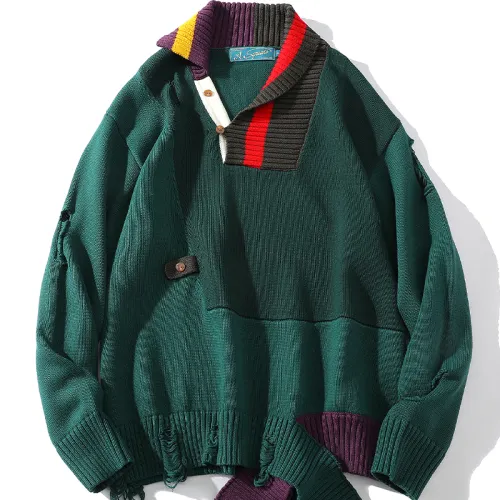 A SQUARE ROOT Sweaters Unisex Half Open Collar Moderate Other