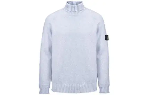 STONE ISLAND Sweaters Men's Gray Turtleneck Moderate Other