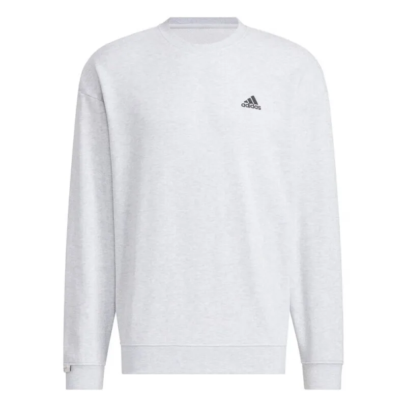 Adidas FRENCH TERRY CREW SWEATSHIRT Unisex Light Heather Gray