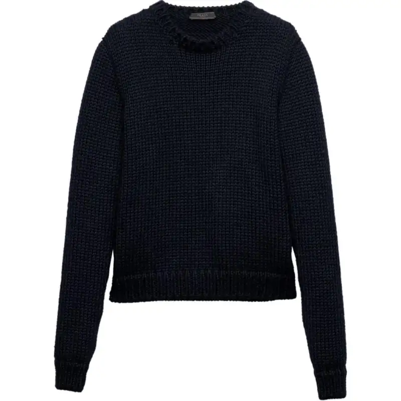 PRADA FW24 Sweater Men's Marine Blue