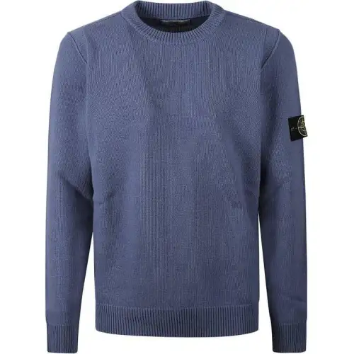 STONE ISLAND Logo Patch Crewneck Jumper