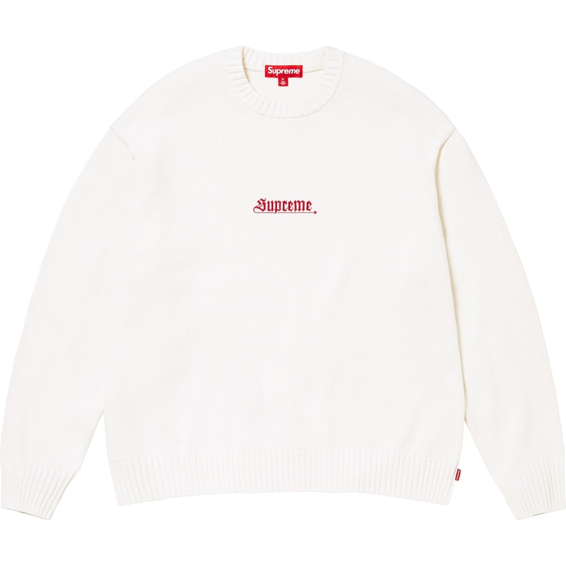 Кофта Supreme SS24 WEEK17 OLD ENGLISH SWEATER (черная)