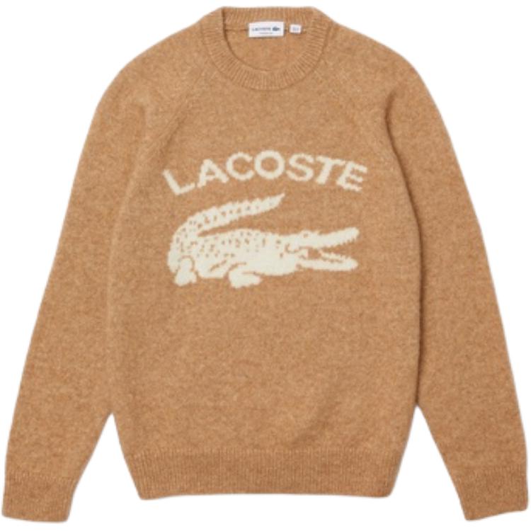 Мужской свитер LACOSTE Пуловер (бежевый)