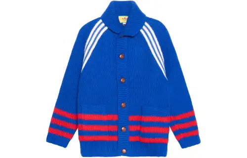 GUCCI x Adidas Originals Collaboration FW22 Sweater Men's Blue