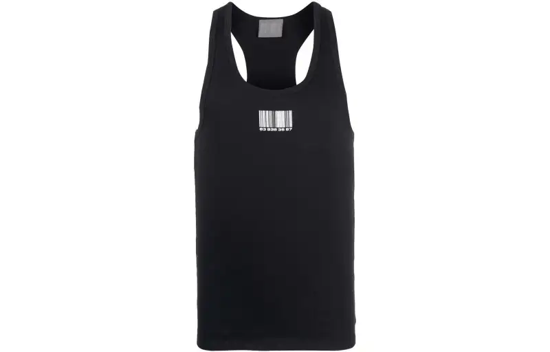 Vetements Tank Tops Men's Black