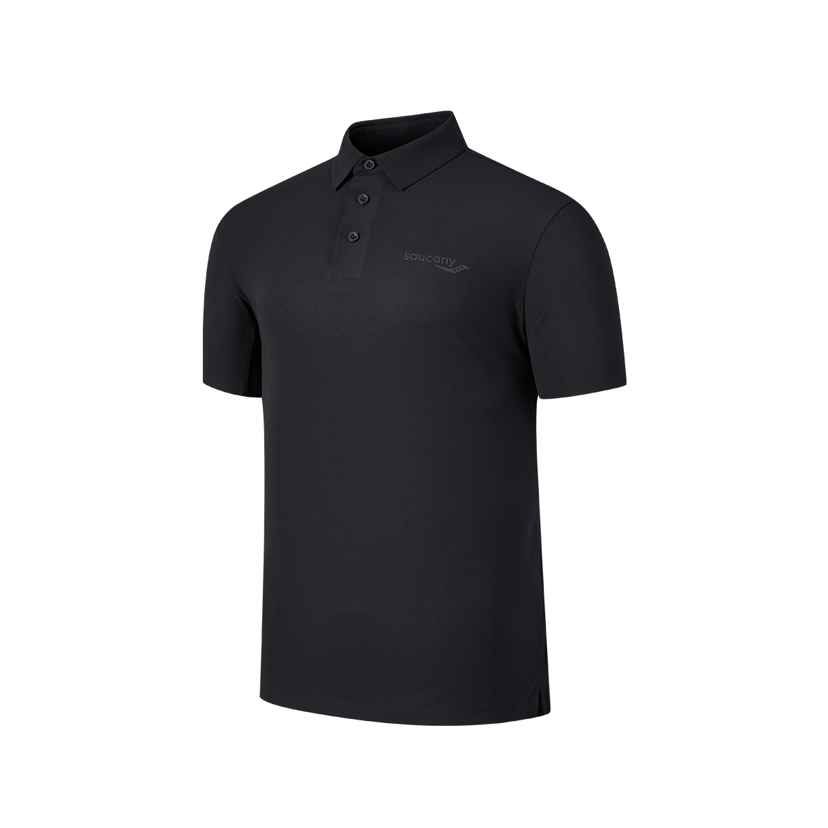 Мужская футболка Saucony Saucony logoPolo (черный)