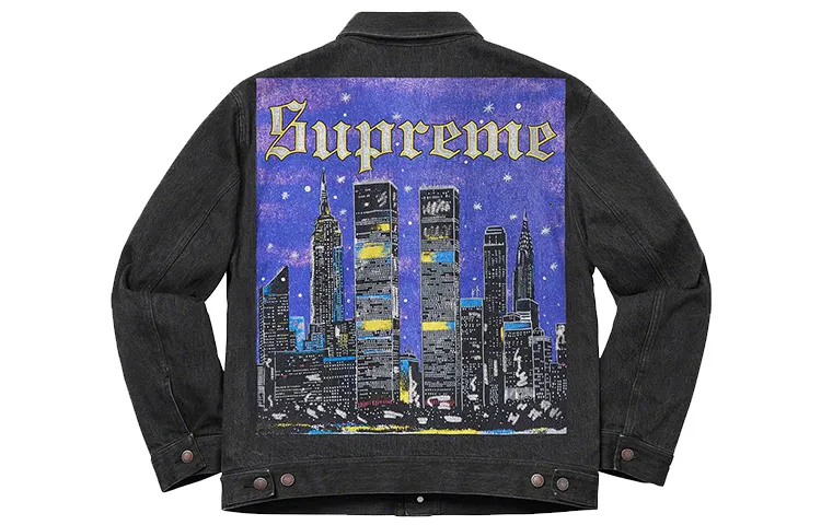 Supreme SS19 Denim Jacket Unisex Black