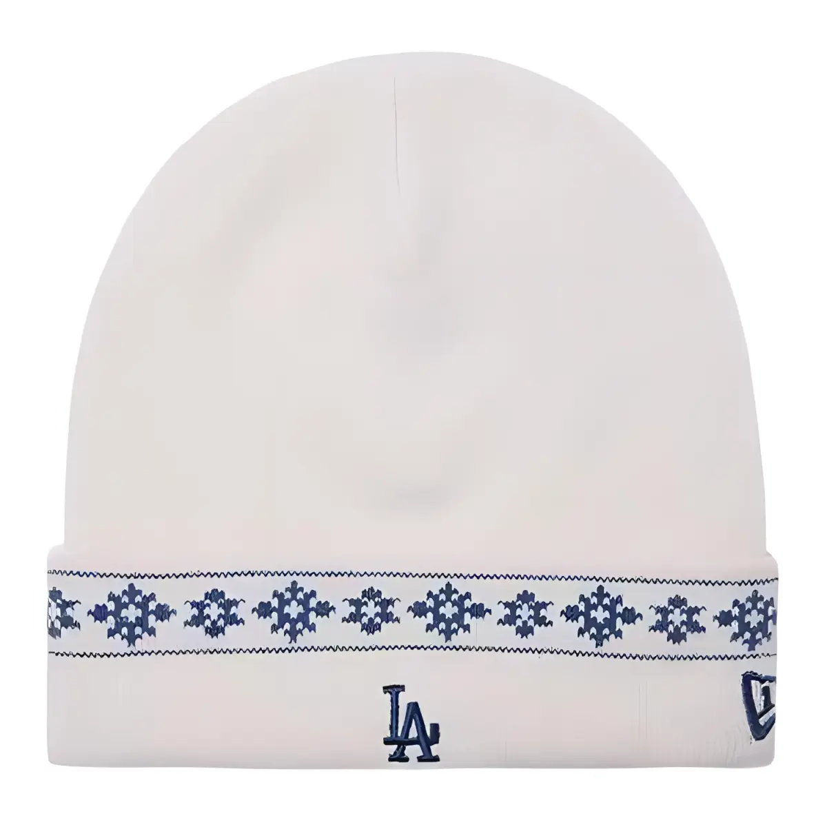 New Era Acrylic, Polyamide, Elastane Beanies Unisex Ivory White