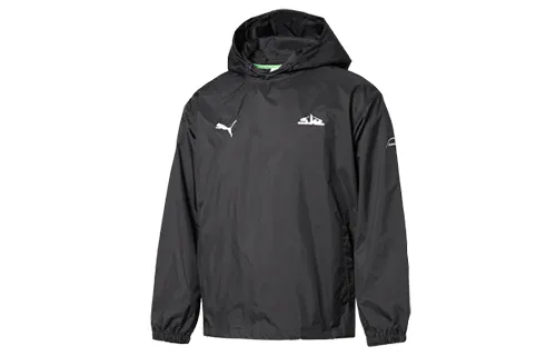 Puma logo-print hoodie