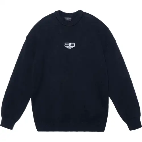 Balenciaga Bb Paris Icon Large Fit Sweater