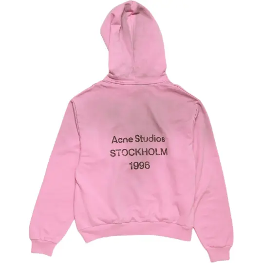 Acne Studios Logo print Distressed Hoodie
