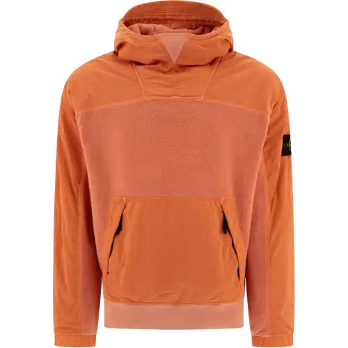STONE ISLAND Fleece panel Hoodie