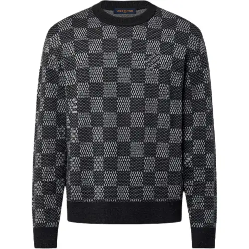 LOUIS VUITTON Damier Wool Crewneck