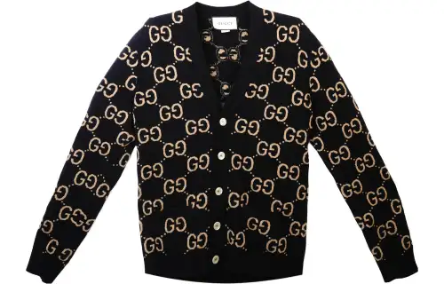GUCCI Gg Jacquard Button-Up Cardigan
