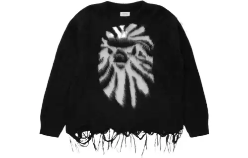 A BATHING APE Head Series Sweater Men's Black
