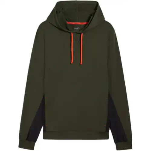PUMA CLOUDSPUN Sweatshirt Men's Dark Olive Black