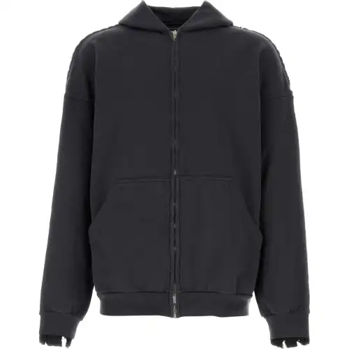 Balenciaga Panelled Zip up Hoodie