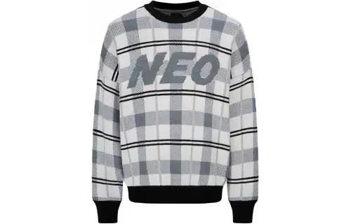 EVISU Sweaters Men's Plaid Pattern Crew Neck Moderate Other