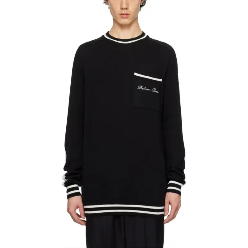 Vetements Sweaters Men's Black Crew Neck Moderate