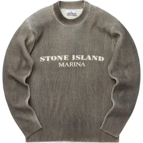STONE ISLAND Logo stamp Sweater