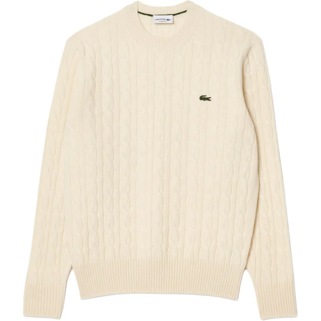 LACOSTE Sweater Men's Natural White