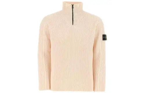 STONE ISLAND Sweaters Men's Flesh Stand Collar Moderate