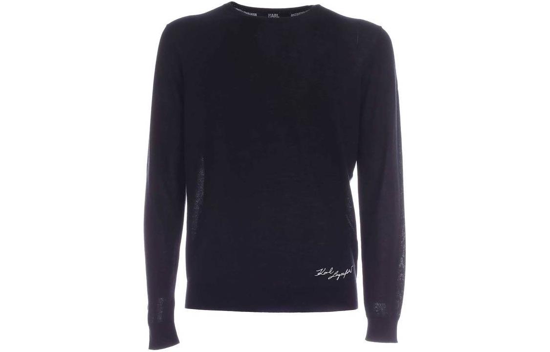 Karl Lagerfeld / Karl Lagerfeld Jeans Signature Printed Crewneck Pullover