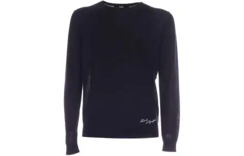 Karl Lagerfeld / Karl Lagerfeld Jeans Signature Printed Crewneck Pullover