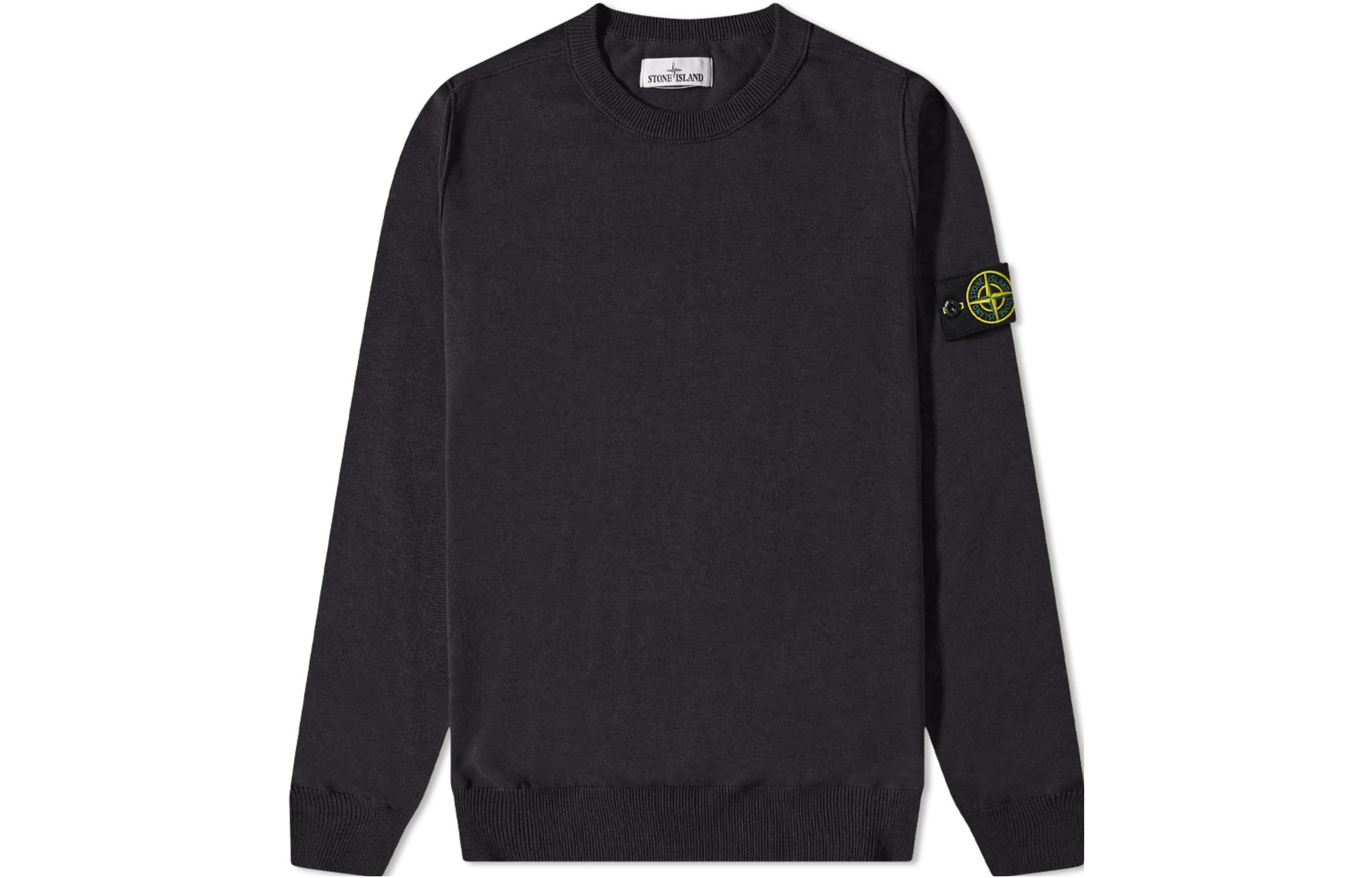 Мужской свитер STONE ISLAND Нашивка (серый)