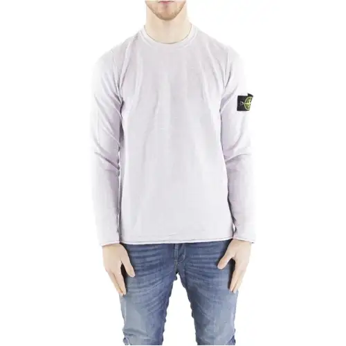 Stone Island Compass badge crew-neck jumper