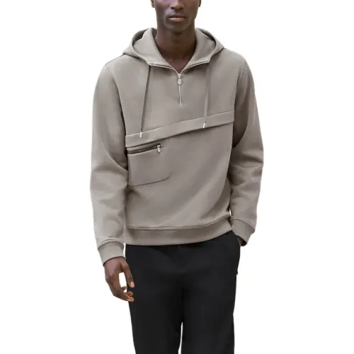 HERMES Sweatshirt Men's Mud Charcoal