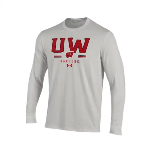 Under Armour Performance CottonCollegiate T Shirt Men's Gray