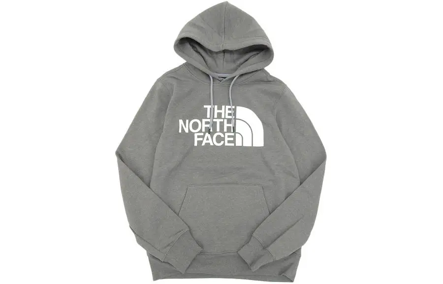 THE NORTH FACE Sweatshirts Men's Gray Hooded Thickened And Fleece-Lined Other