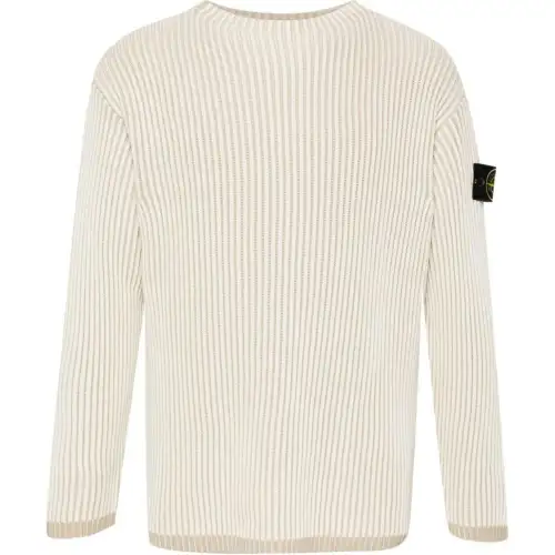 STONE ISLAND Logo Patch Crewneck Jumper