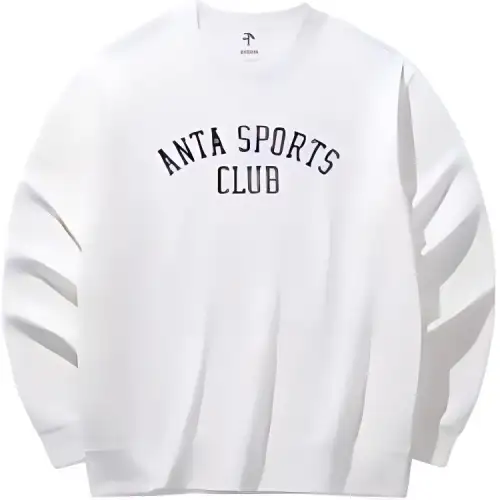 Anta Life Collection Sweatshirt Men's Papyrus White