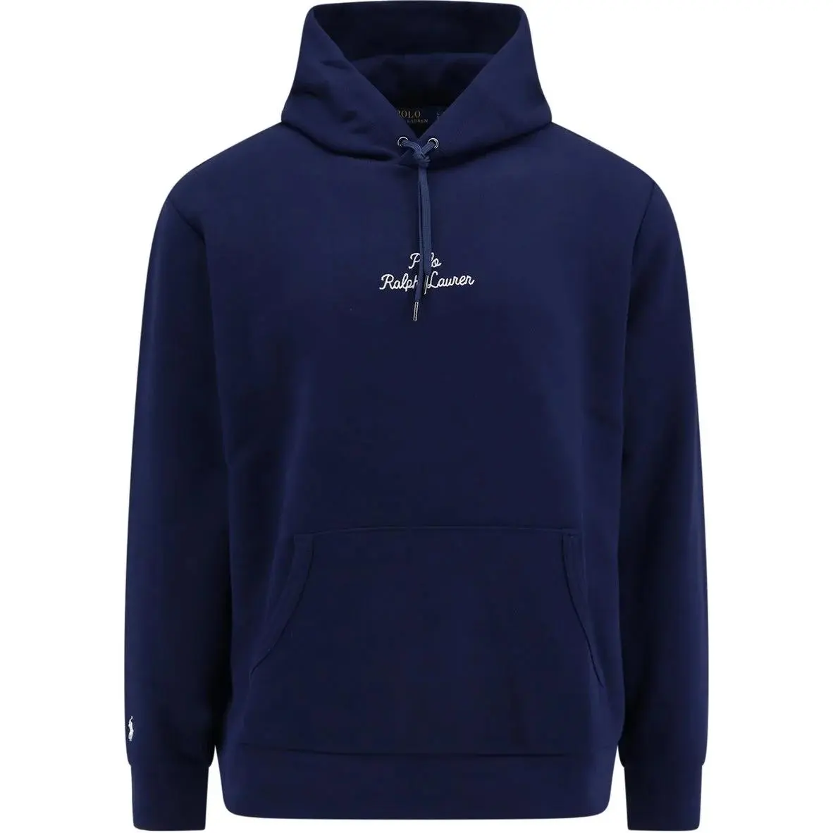 Ralph Lauren Logo Double-Knit Hoodie