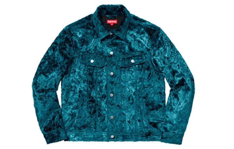 Supreme Fuzzy Pile Trucker Jacket