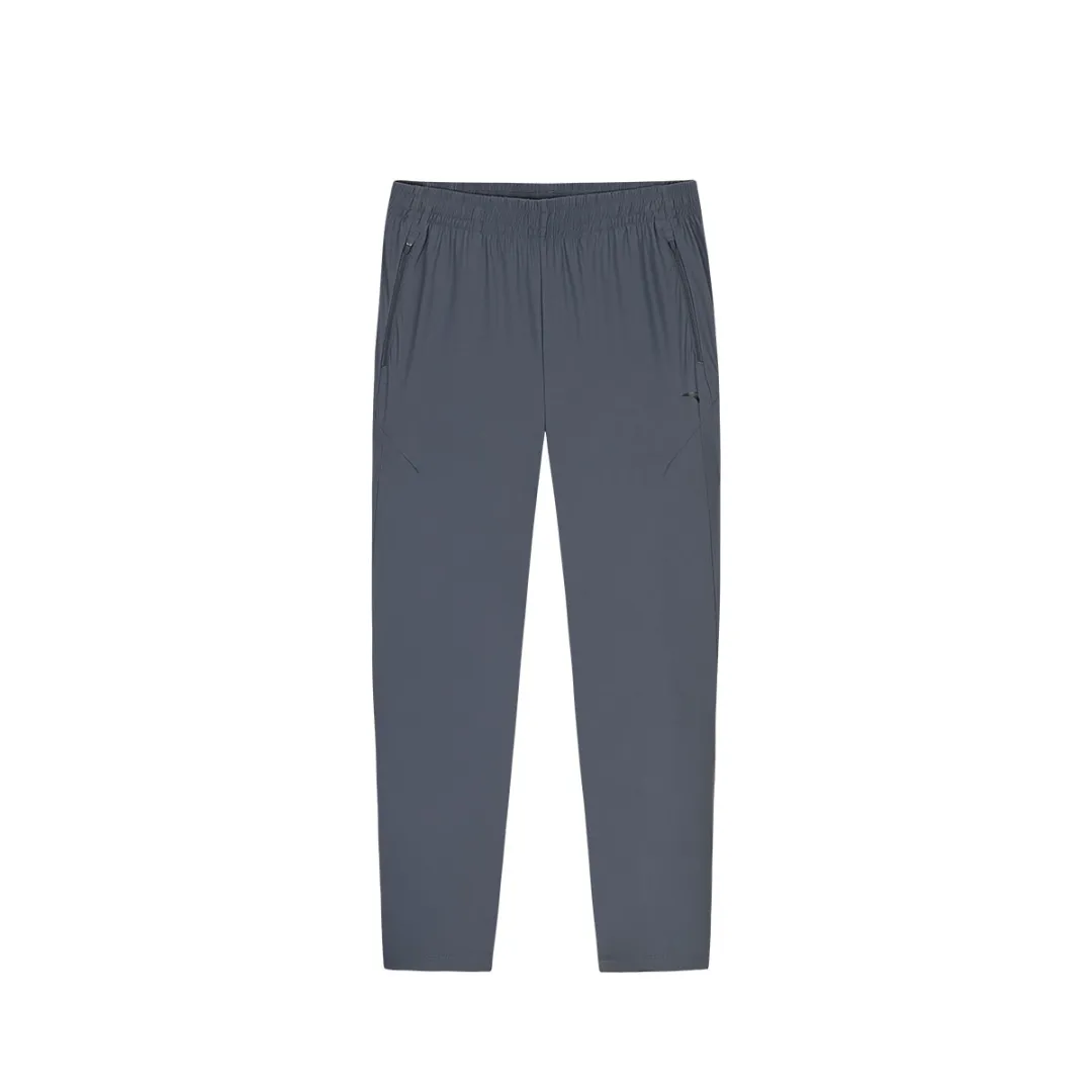Anta Variety Training Collection Knitted Sweatpants Men's Men's Gray Clothing