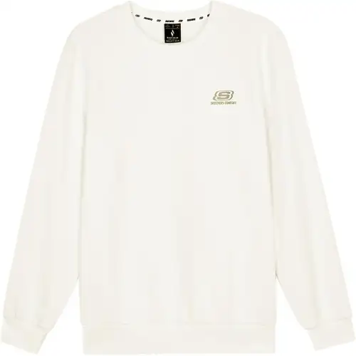 Skechers Sweatshirt Unisex Marshmallow White
