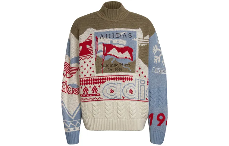 Adidas Originals Sweaters Unisex Multicolor Turtleneck Moderate Other